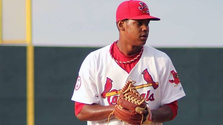 Alex Reyes Cardinals manager Mike Matheny digs in to work with