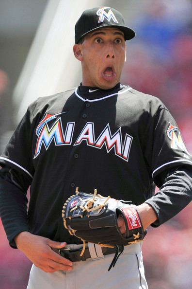 Alex Sanabia Alex Sanabia Photos Miami Marlins v Cincinnati Reds Zimbio