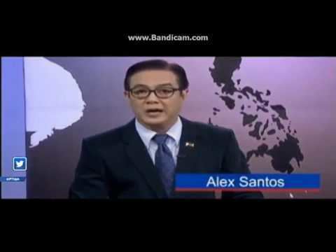 Alex Santos (newscaster) PTV News PTV 4 Alex Santos and Princess Habibah SaripPaudac