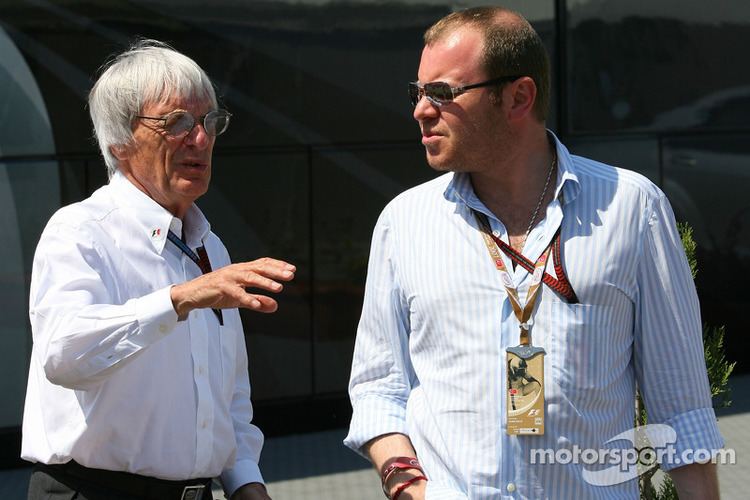 Alex Shnaider Bernie Ecclestone and Alex Shnaider Team owner of the
