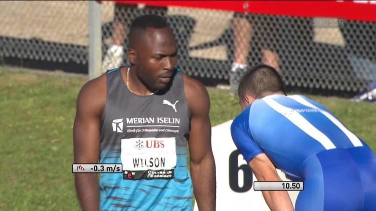 Alex Wilson (Swiss sprinter) Schweizer Meisterschaften 2016 100m Halbfinal Mnner Alex Wilson