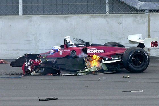 Alex Zanardi's car crash