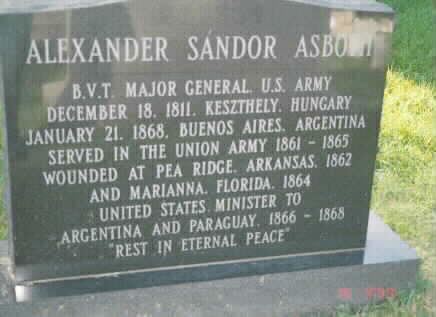 Alexander Asboth Alexander Sandor Asboth Major General United States Army