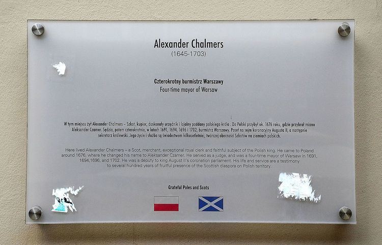 Alexander Chalmers (mayor of Warsaw)