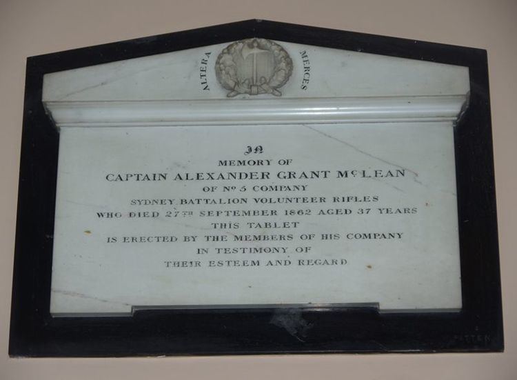 Alexander Grant McLean Captain Alexander Grant McLean Monument Australia