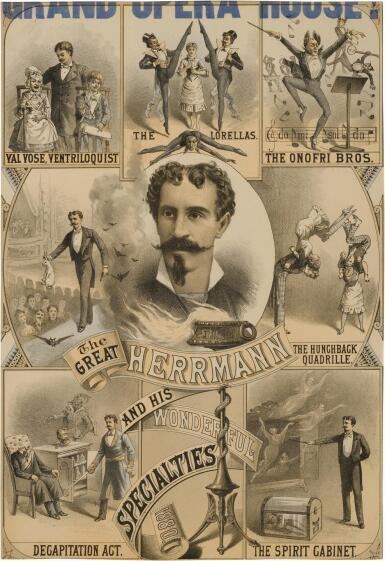 Herrmann, Alexander | Alexander Herrmann's variety show for 1880 | The  Ricky Jay Collection | 2021 | Sotheby's