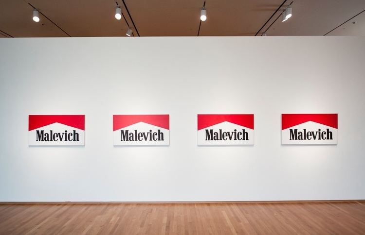 Alexander Kosolapov Work of the Week Malevich Marlboro Series by Alexander