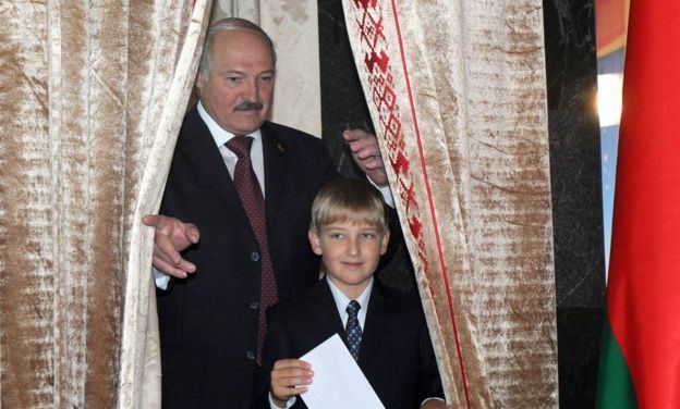 Alexander Lukashenko Why does Belarus President Lukashenko take son Kolya to work BBC News