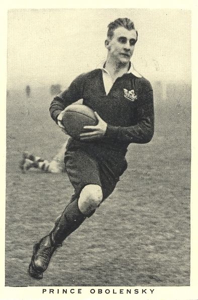 Alexander Obolensky RugbyPioneers Prince Alexander Obolensky 1937