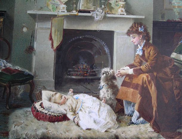 Alexander Rossi (artist) Alexander Mark Rossi fl 18701903 Motherly adoration