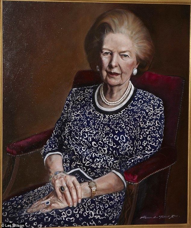 Alexander Talbot Rice Lady Thatcher portrait rejected by Washington gallery