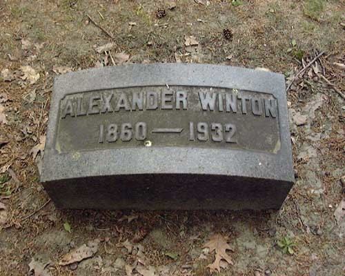 Alexander Winton Alexander Winton 1860 1932 Find A Grave Memorial