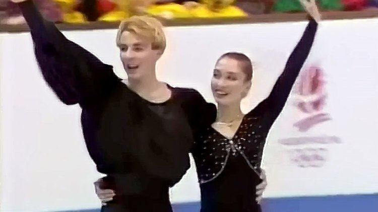 Alexander Zhulin Maya Usova and Alexander Zhulin 1992 Albertville Olympics