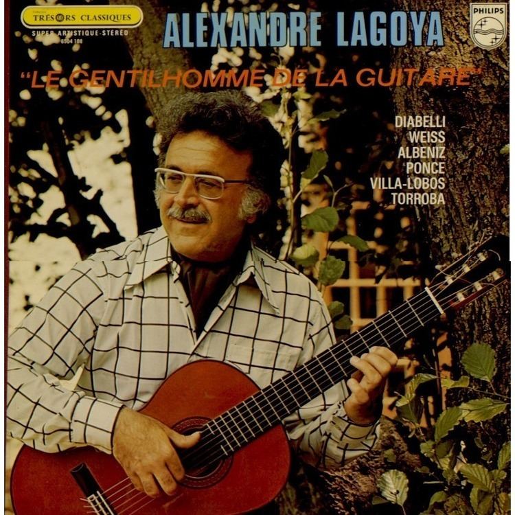 Alexandre Lagoya LE GENTILHOMME DE LA GUITARE de ALEXANDRE LAGOYA 33T