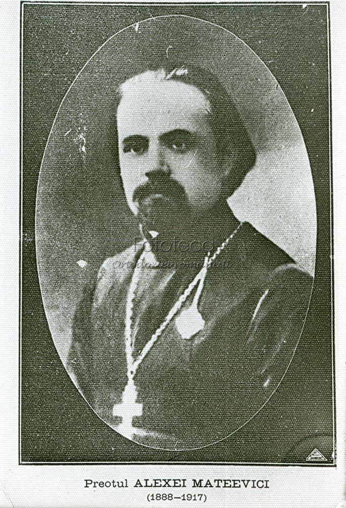 Alexei Mateevici Reproducere de pe o fotografie cu preotul basarabean