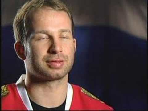 Alexei Zhitnik Alexei Zhitnik 2006 Olympics Hockey Interview Team Russia