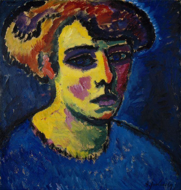 Alexej von Jawlensky FileAlexej von Jawlensky Frauenkopf Head of a Woman