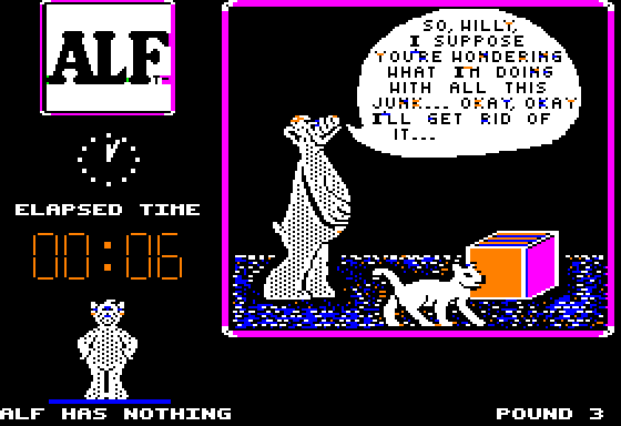 ALF: The First Adventure ALF The First Adventure Screenshots for Apple II MobyGames