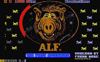 ALF: The First Adventure Atari ST ALF The First Adventure scans dump download