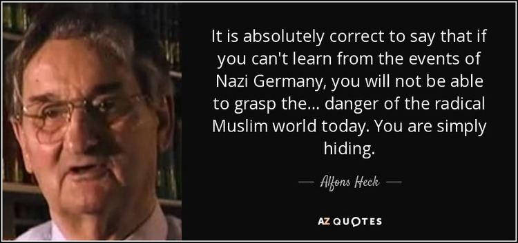 Alfons Heck QUOTES BY ALFONS HECK AZ Quotes