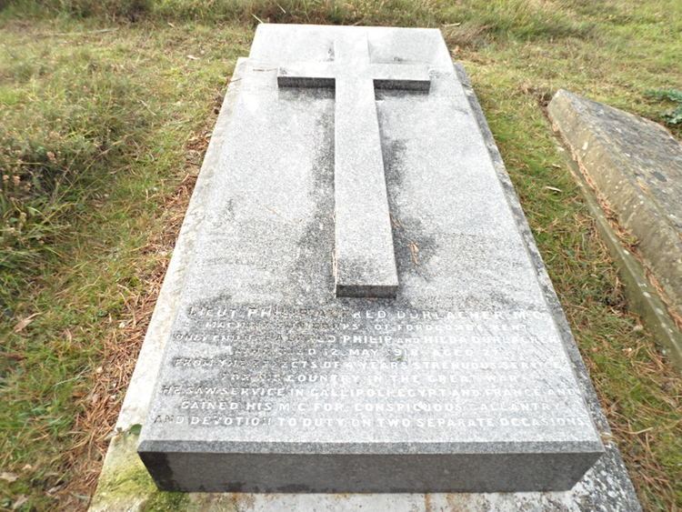 Alfred Durlacher Lieut Philip Alfred Durlacher 1918 Find A Grave Memorial