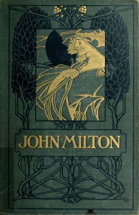 Alfred Garth Jones Decorative cover of The Minor Poems of John Milton designed by