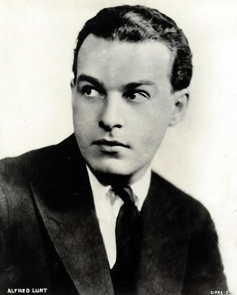 Alfred Lunt Alfred Lunt