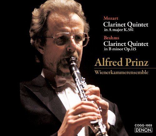 Alfred Prinz Alfred Prinz Mozart amp Brahms Clarinet Quintets ShmCD