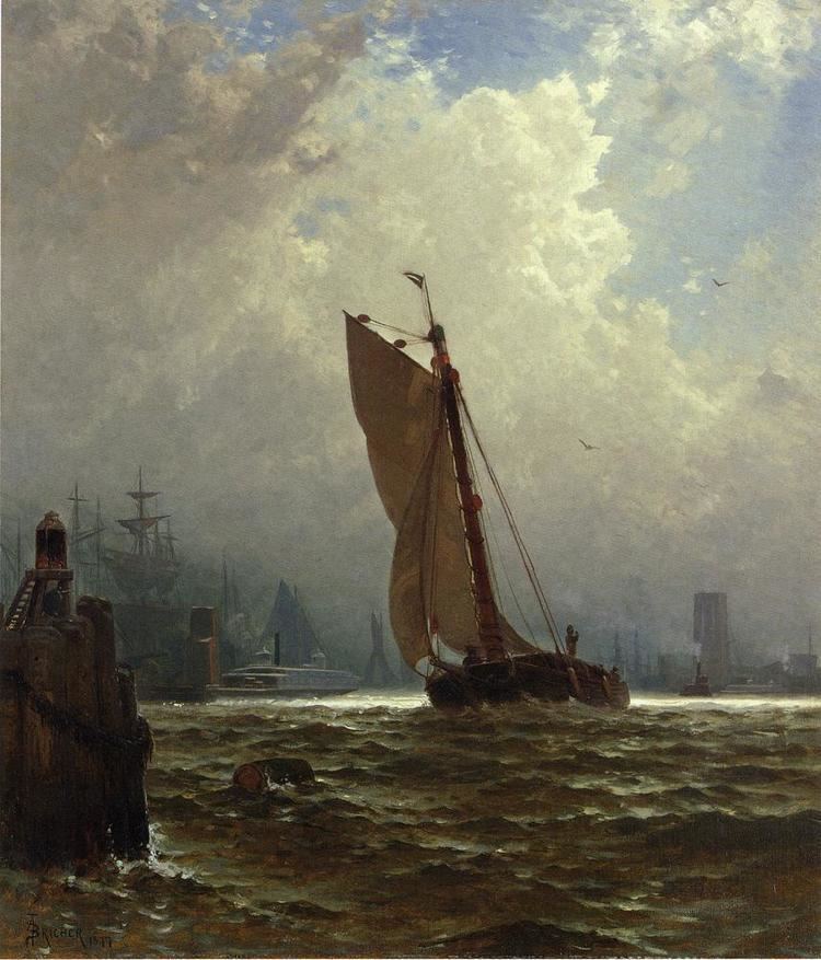 Alfred Thompson Bricher Bricher Alfred Thompson New York Harbor with the Brooklyn