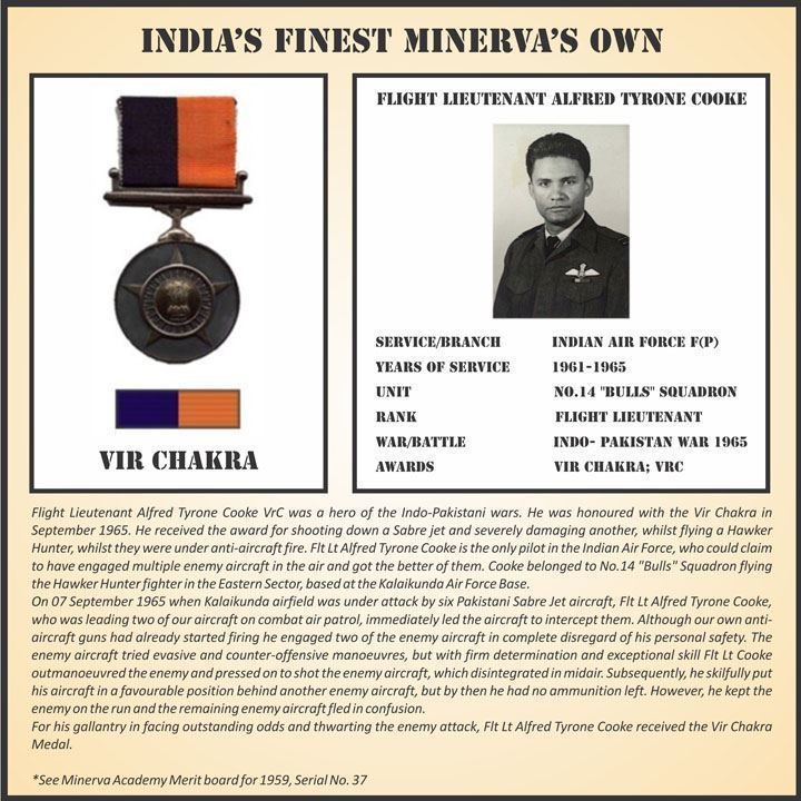 Alfred Tyrone Cooke FLIGHT LIEUTENANT ALFRED TYRONE COOKE VIR CHAKRA VRC Minerva