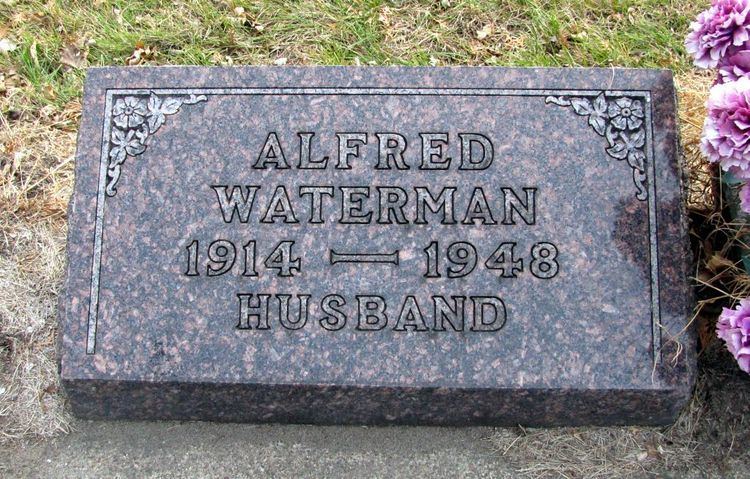 Alfred Waterman Alfred Waterman 1914 1948 Find A Grave Memorial