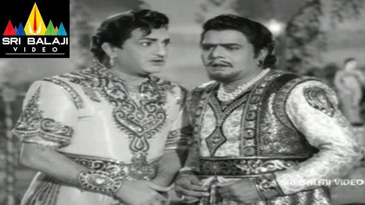 Ali Baba 40 Dongalu Alibaba 40 Dongalu Movie NTR and Naga Bhushanam Scene NTR Jaya