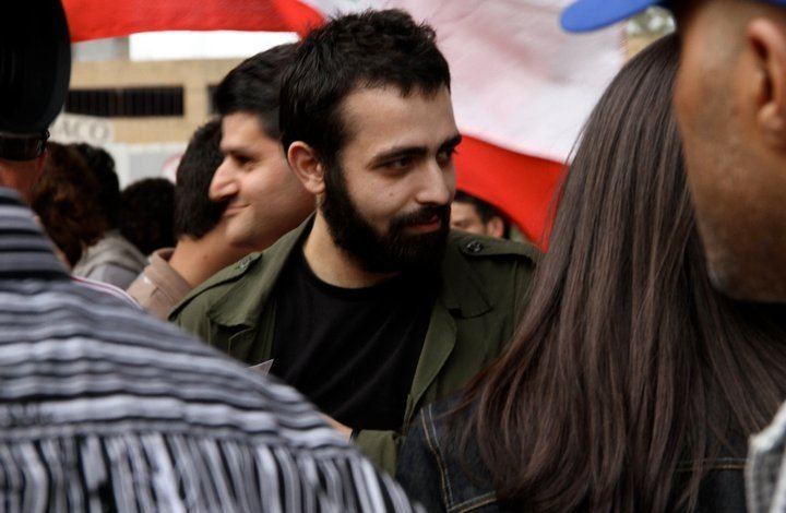Ali Dirani FileAli Dirani in the anti confessional demonstration in Lebanon