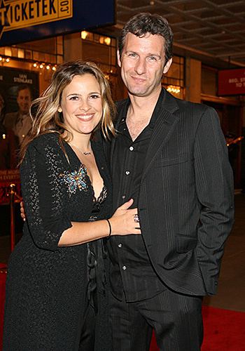 Ali McGregor Celebrity Baby News Adam Hills and Ali McGregor