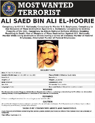 Ali Saed Bin Ali El-Hoorie ALI SAED BIN ALI ELHOORIE FBI