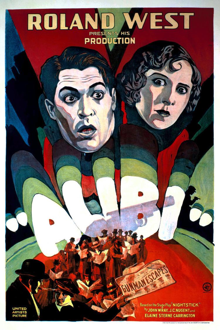 Alibi (1929 film) wwwgstaticcomtvthumbmovieposters160710p1607