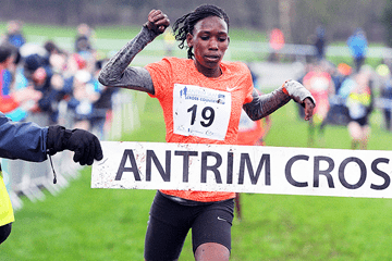 Alice Aprot Nawowuna Aprot and Ayalew victorious in Antrim News iaaforg