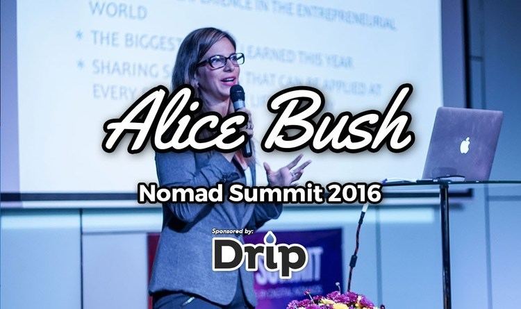 Alice Bush Alice Bush Success Through Personal Development 2016 Nomad Summit