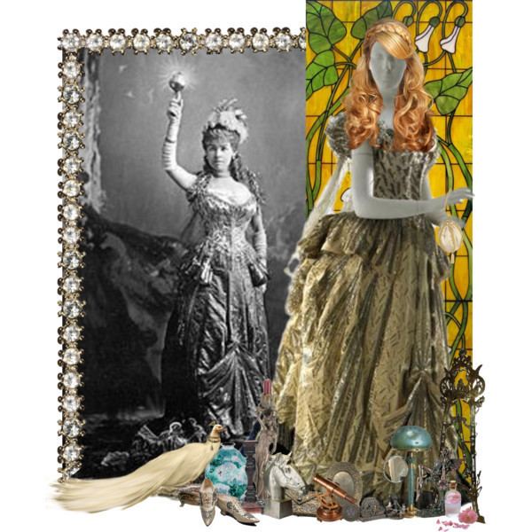 Alice Claypoole Vanderbilt wearing the costume of "The Electric Light"
at a ball on March 26, 1883