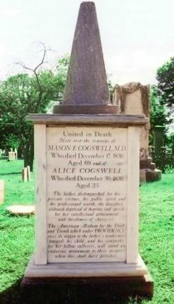 Alice Cogswell Alice Cogswell 1805 1830 Find A Grave Memorial