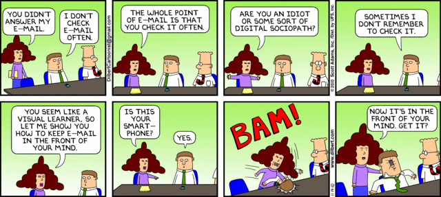 Alice (Dilbert) Alice and the Luddite Dilbert comic strip for 11142010 from the