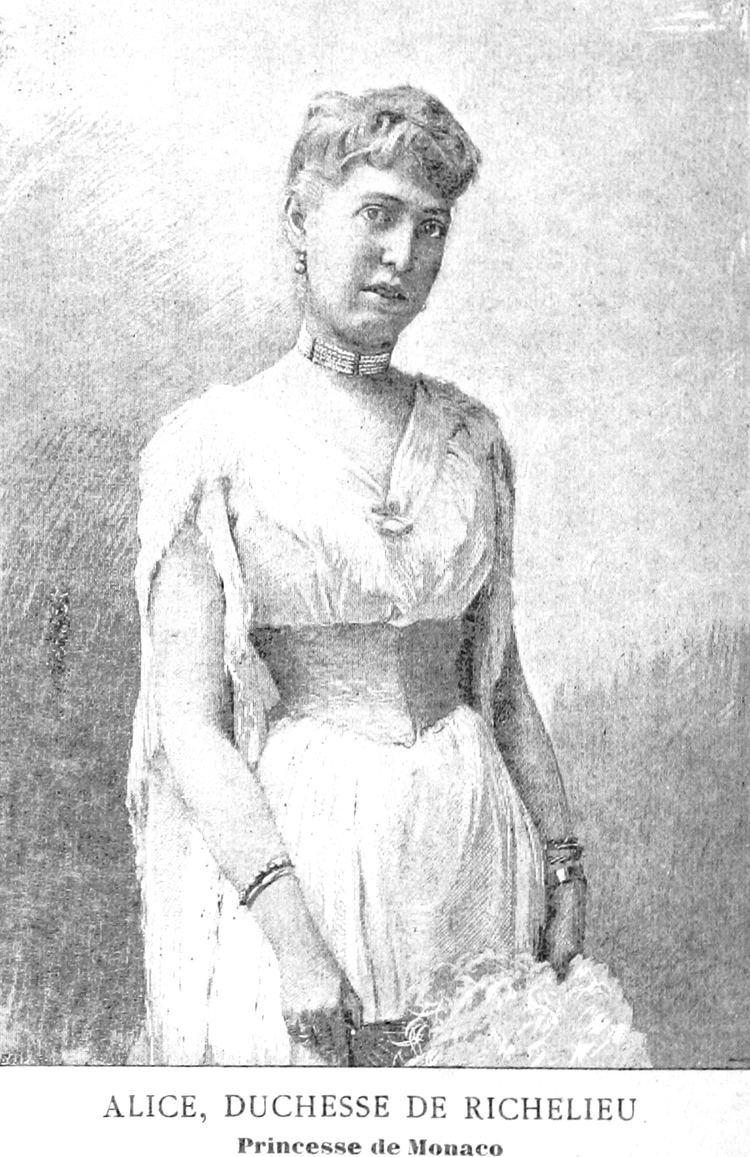 Alice Heine 1892 Alice duchesse de Richelieu from P Dumont MonteCarlo Le