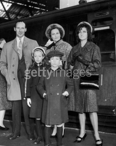 Alice Ormsby-Gore 30th July 1963 Sir David OrmsbyGore Lord Harlech with his wife
