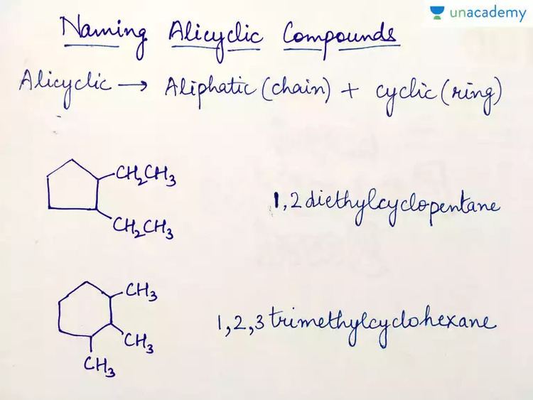 NEET UG - Alicyclic compounds Offered by Unacademy