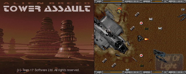 Alien Breed: Tower Assault Alien Breed Tower Assault Hall Of Light The database of Amiga games