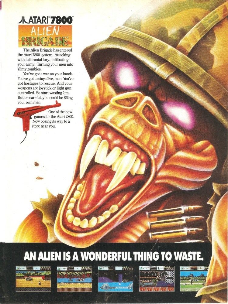 Alien Brigade Forgotten Classic Alien Brigade 7800 Retro Gaming Magazine