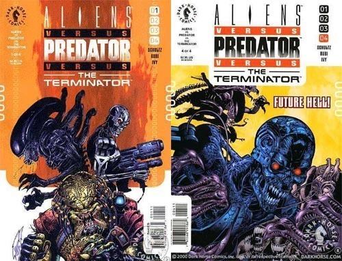 Aliens versus Predator versus The Terminator Aliens vs Predator vs The Terminator 14 of 4 ComicsCodes