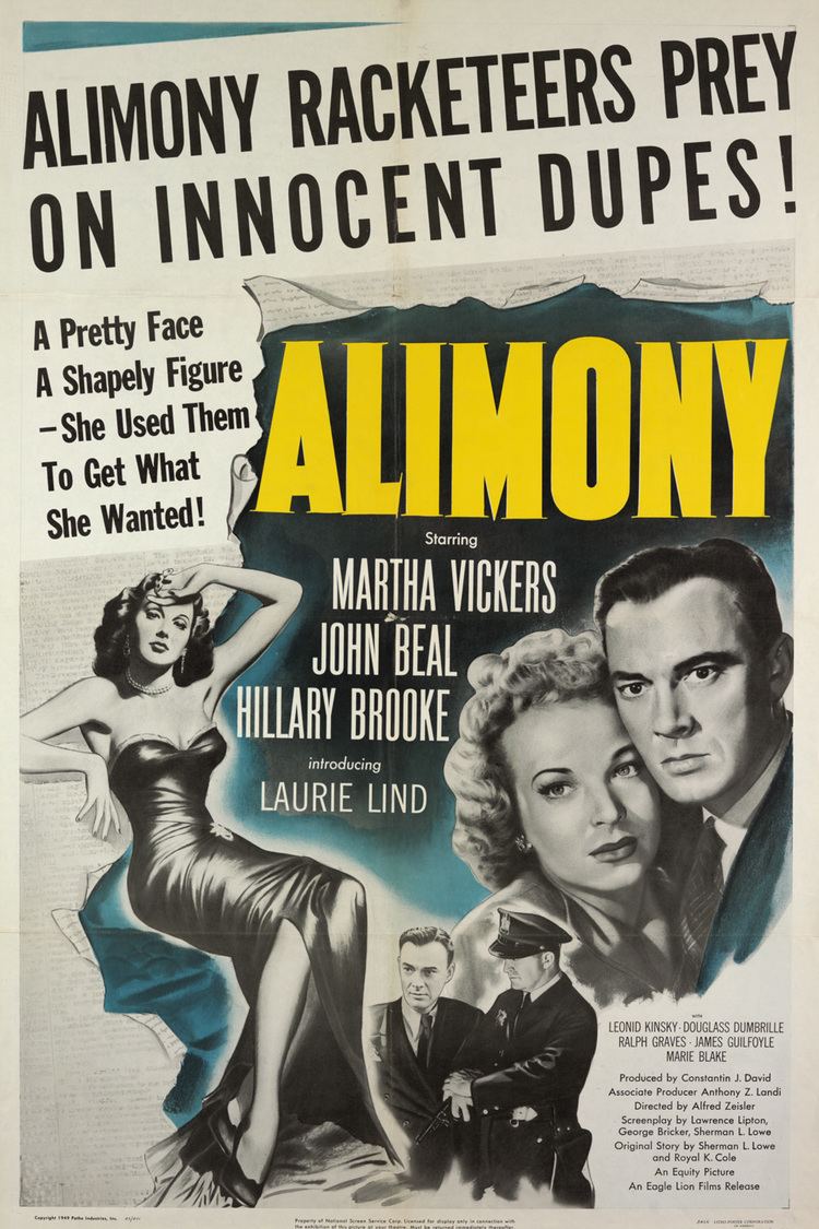 Alimony (1949 film) wwwgstaticcomtvthumbmovieposters85640p85640