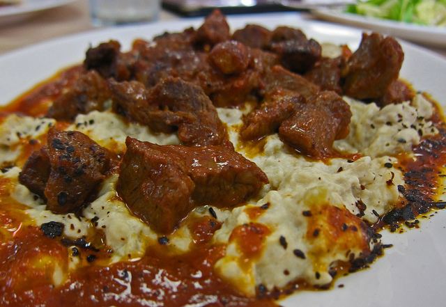 Alinazik kebab Alinazik Kebab Sultan Baklava Mediterranean Cuisine