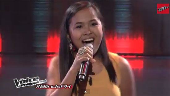 Alisah Bonaobra Alisah Bonaobra sings 39Domino39 on The Voice of the